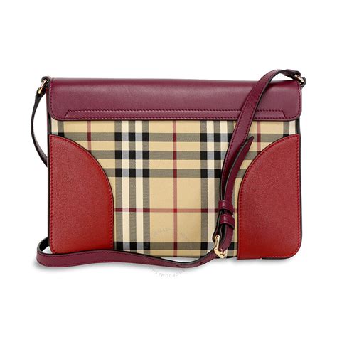 burberry parade red bag|authentic Burberry crossbody bag.